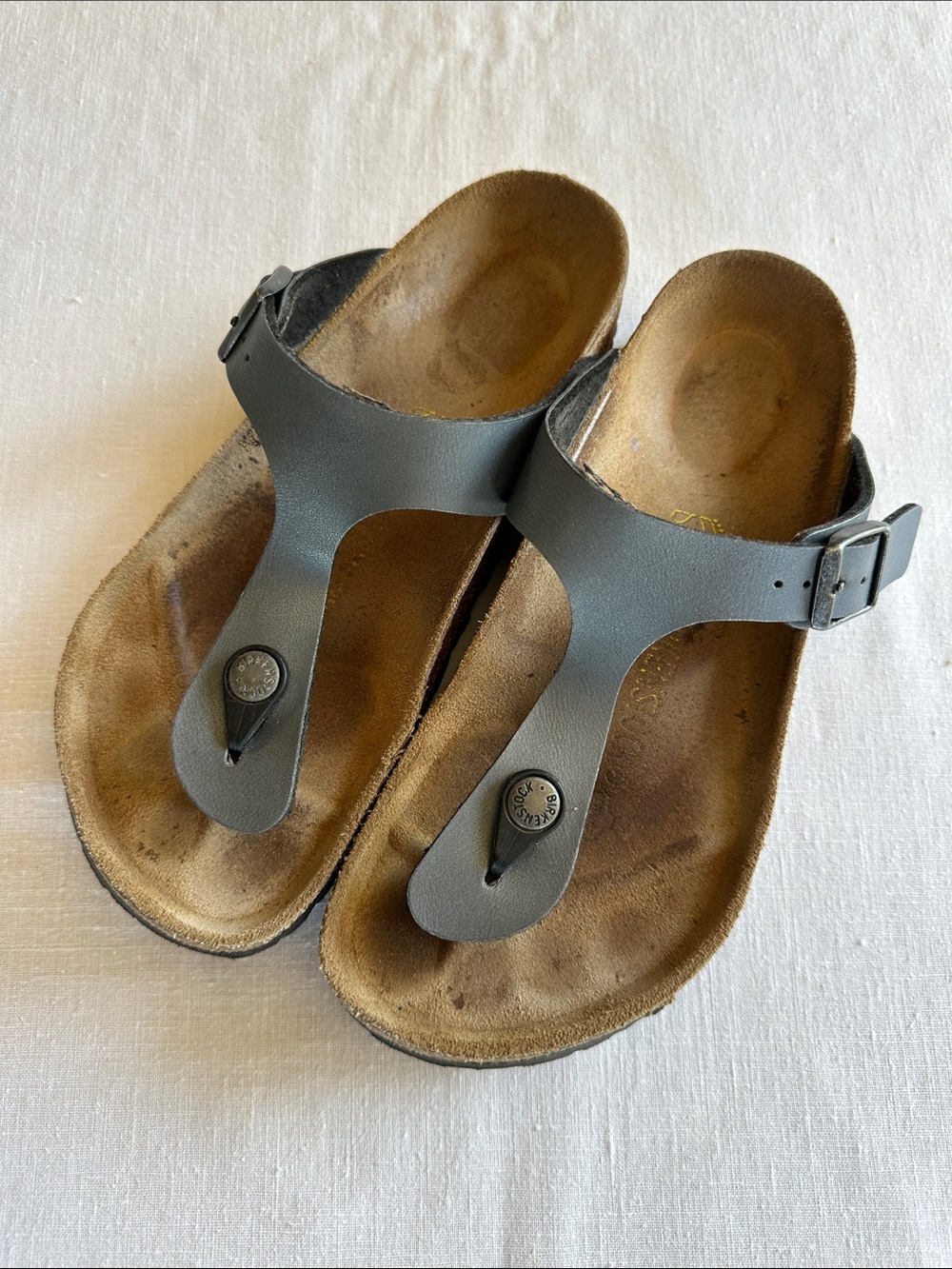 Birkenstock Gizeh Ice Pearl Onyx 36